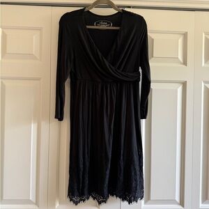 Soma Black Long Sleeve Dress